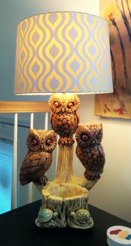 Grandma & Grandpa Bower's Owl Lamp